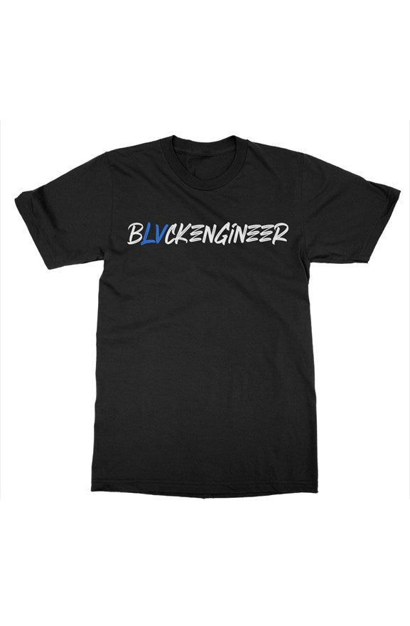 Blvckengineer Tee - Black/White/Blue-LV